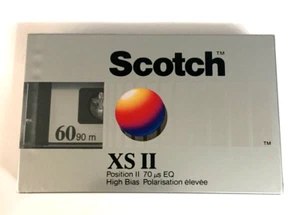 Brand New Blank Scotch Cassette tape XS II Ships Same Day With Tracking - Picture 1 of 3