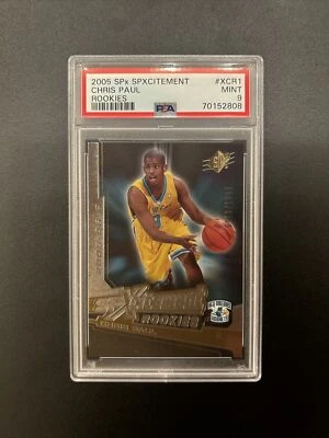2005-06 SPx Spxcitement Rookies /1999 Chris Paul #XCR1 PSA 9 MINT Rookie RC Suns - Image 1 of 4