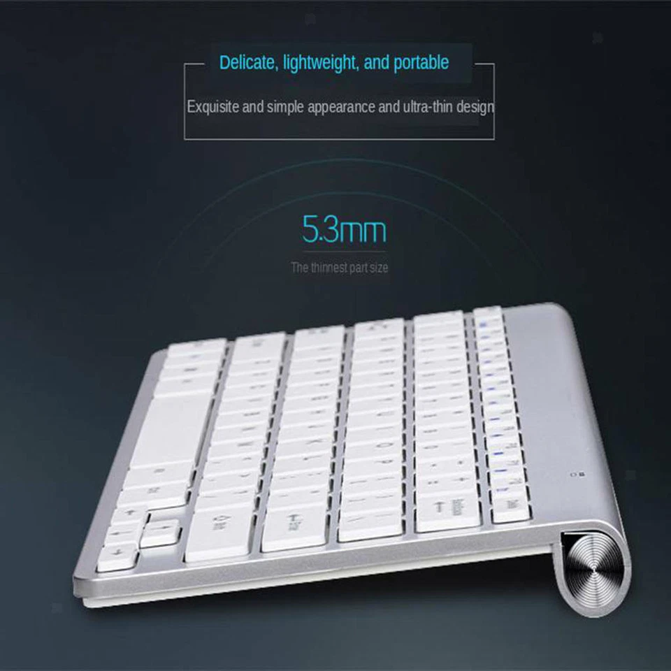 Mini Flat Quiet Wireless Keyboard Mouse Combo - Image 1 of 1