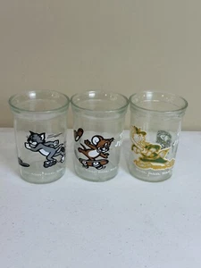 Lote de 3 tarros de gelatina Welch’s Tom & Jerry de colección - Imagen 1 de 4