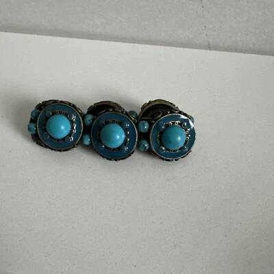 PULSERA ELÁSTICA METAL AZUL TURQUESA, OCCIDENTAL, totalmente nueva Foto 1 de 4