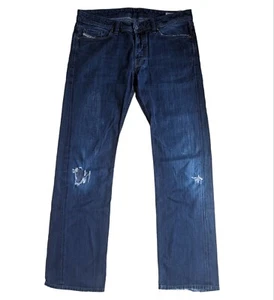Diesel Viker Distressed Blue Jeans Made In Italy | Size Mens W34 x L32 🇮🇹 - Picture 1 of 10