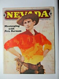 Nevada Fall 1970 Magazine Mustanging w/ P Barnum, Badges Badmen Feared Vintage