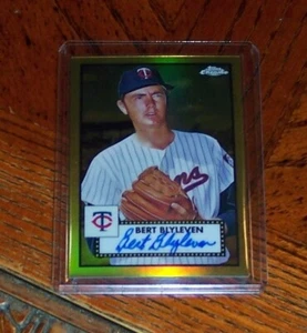 2021 Topps Chrome Platinum Anniversary Bert Blyleven Gold Refractor Auto 11/50 - Picture 1 of 3