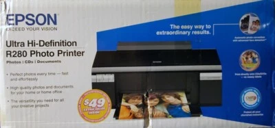 Epson Stylus Photo R280 Color Inkjet Printer Ultra Hi Definition Factory Sealed - Image 1 of 4