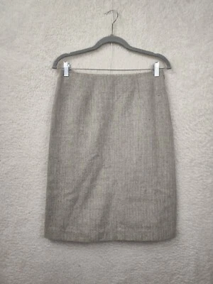 Falda Mujer Colección Chadwicks 8 Marrón Mezcla Lana Recta Calce Lápiz Mini Foto 1 de 4