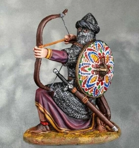 ⭐️Saracen warrior Painted Tin Soldiers 54mm 1/32⭐️ - Picture 1 of 4