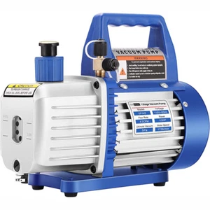 110V 4.5 CFM Vacuum Pump Single Stage 1/3HP Rotary HVAC/Auto AC Air Conditioning - Picture 1 of 7