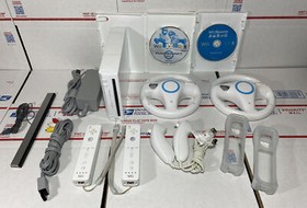 Nintendo Wii Console MARIO KART BUNDLE +Wheels+Wii Sports-NEXT DAY SHIP-WARRANTY