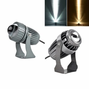 Outdoor LED Spotlight Waterproof Wall Lamp Narrow Beam Angle Floodlight 10 Watts - Picture 1 of 14