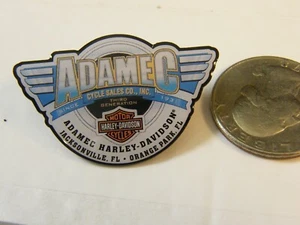ADAMEC JACKSONVILLE FLORIDA ORANGE PARK HARLEY DAVIDSON DEALERSHIP PIN - Picture 1 of 2