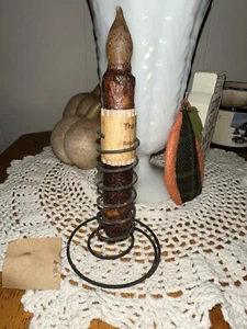 Timer Taper Battery Operated Candle ,Light Or Dark Brown - Picture 1 of 3