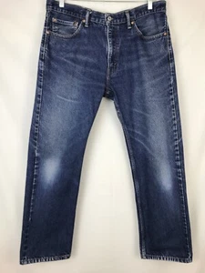 Jeans Levis 505 para hombre 35x29 algodón azul denim (etiqueta 36x30) - Imagen 1 de 13
