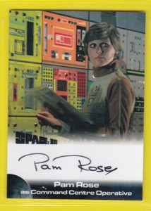 SPACE 1999 -  AUTOGRAPH CARD PR1, PAM ROSE - UNSTOPPABLE CARDS 2016