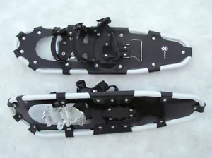 "Raquetas de nieve X-morph Deep Powder mk.III, ""L" marco blanco, negras (máx. 211 libras, 90 kg) - Imagen 1 de 4