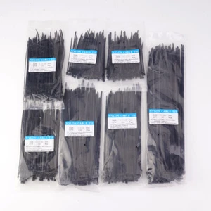 700pcs KABELBINDER Sortiment Set Industriequalität schwarz 2,5/3,6x10/15/20/30 - Bild 1 von 8
