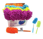 EXTENDABLE TELESCOPIC MICROFIBRE CLEANING FEATHER DUSTER BRUSH EXTENDS UPTO 75cm