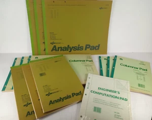 Vintage 1980er Ingenieur Analyse Säulenblöcke (Lot x 13 Stück unbenutzt) große Grafik - Bild 1 von 7