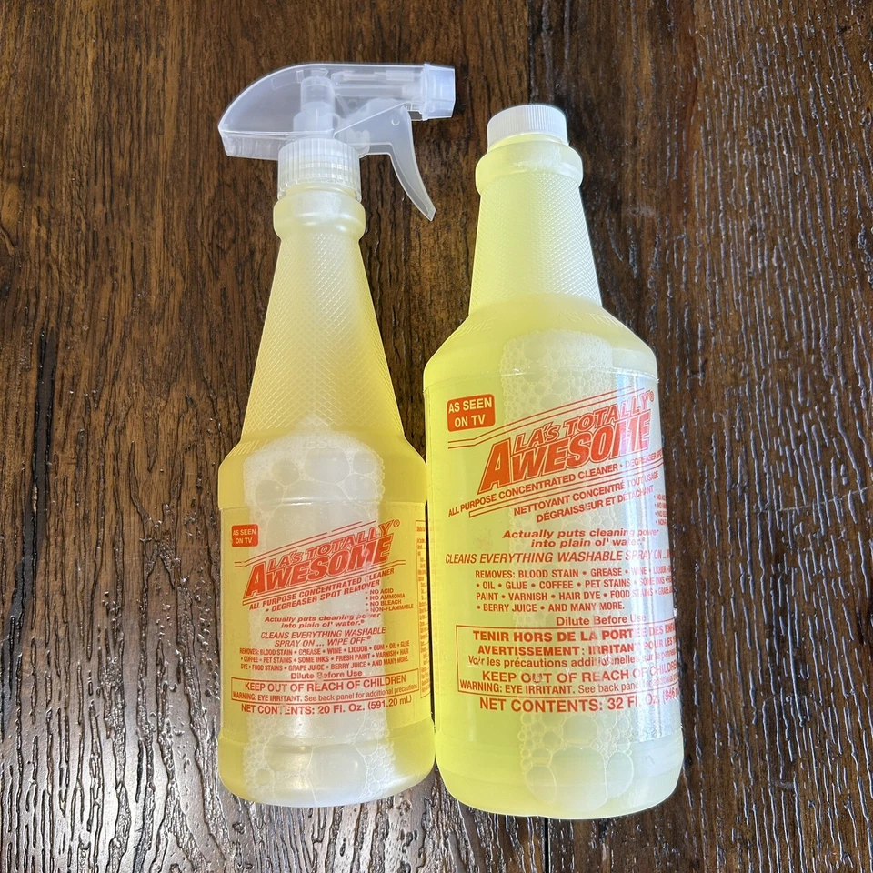 La's Totally Awesome All Purpose Cleaner 20oz Spray Bottle 3 32oz Refills
