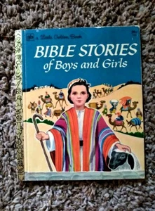 bible stories of boys and girls-a little golden book 1972-10th printing - Bild 1 von 1