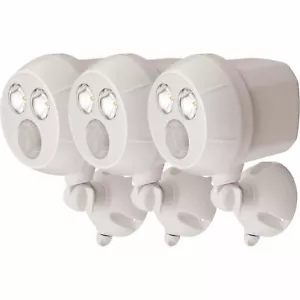 Mr. Beams Motion-Activated Wireless LED Spotlight- 3-Pack 300 Lumens White - Picture 1 of 4