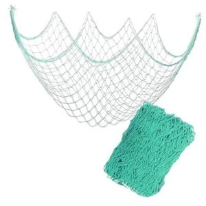 Blipala Fishing Net Decor,Fishing Net, Wall Hangings Decor,Nautical Style Aqua - Picture 1 of 8