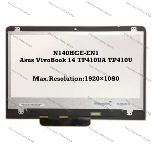 N140HCE-EN1 FHD LCD Bildschirm Berühren Für Asus VivoBook 14 TP410UA TP410U - Bild 1 von 2