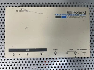 Roland MPU-401 MIDI Processing Unit 1 IN 4 OUT - 1984 Vintage Synth - Picture 1 of 7