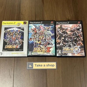 PS2 Super Robot Taisen Alpha, OG, Z set of 3 from Japan Donation - Picture 1 of 4