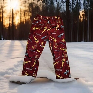 A Christmas Story Mens XL Pajama Pants Bottoms New 34" x 32" Red Yellow - Picture 1 of 5