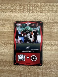 2025 UNO Elite Alt Jerseys Football Jalen Hurts Red Card 082 Philadelphia Eagles - Picture 1 of 2