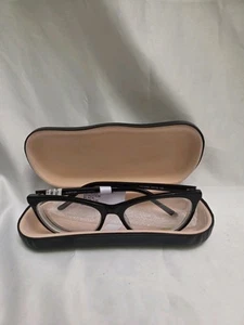 3JX1124 Brille Brillengestell FM14093 Damen Schwarz Metall Cat Eye Vollrand 54-16-135 - Bild 1 von 4