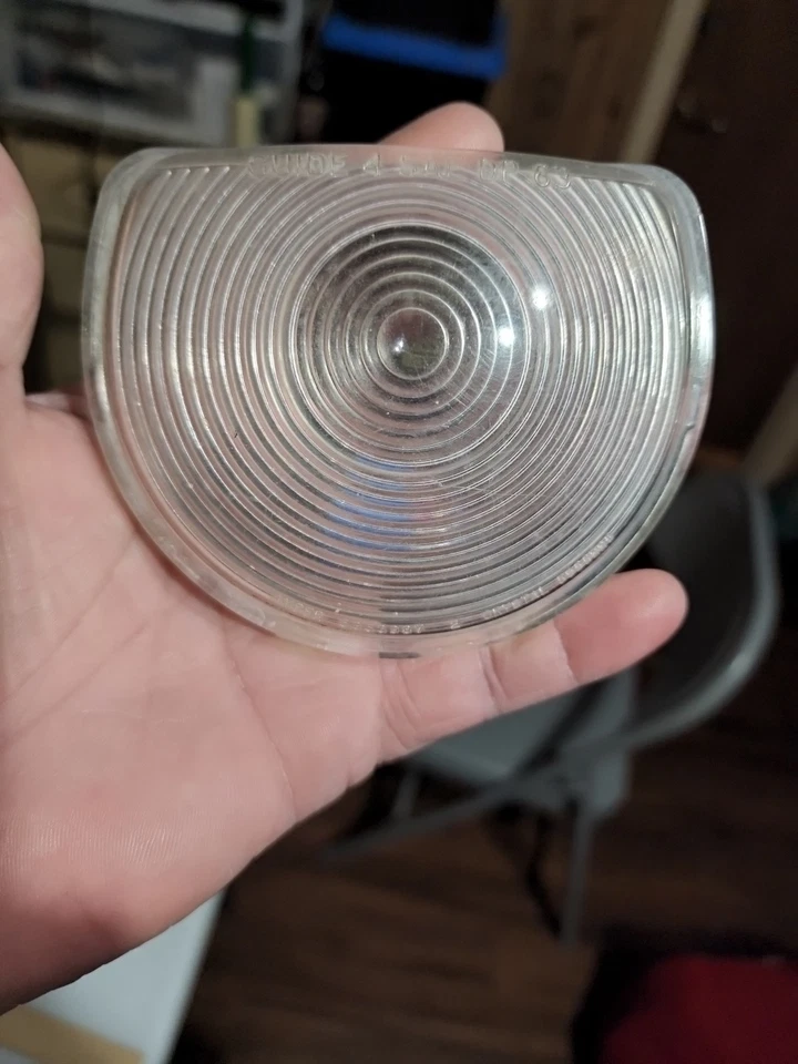 1963 BUICK LESABRE INVICTA WILDCAT ELECTRA Parking Lamp Lens GM P/N 5955225 OEM - Image 1 of 4