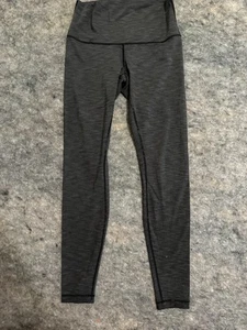 LULULEMON Womens Leggings Sz 10 Charcoal Gray T30416 - Picture 1 of 6