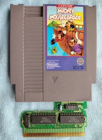 Mickey Mousecapade Nintendo nes Tested Pins Cleaned Authentic Game 