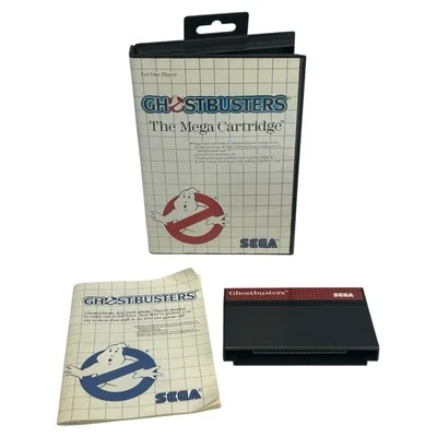 Ghostbusters (Sega Master System, 1987) SMS CIB Complete w/ Manual Tested - Image 1 of 4