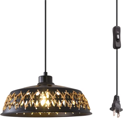 插入式吊坠轻工业悬挂灯带插头电源线开关 F — 第 1/4 张图片