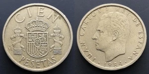 Coin Espagne - 1984 - 100 pesetas modèle CIEN (N2281) - Picture 1 of 3