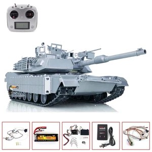 Metal RC Tank 1:16 Scale US Abrams M1A2 3918 TUSK I RTR Tracked Car Vehicle - Picture 1 of 12