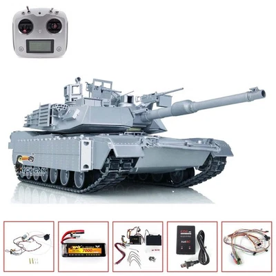Metal RC Tank 1:16 Scale US Abrams M1A2 3918 TUSK I RTR Tracked Car Vehicle - Image 1 of 4