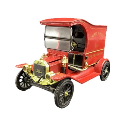 VTG FORD MODEL T NEW YORK N.Y.F.D. FIRE DEPT CHIEF DIE CAST MODEL CAR TRUCK NEW - Image 1 of 4
