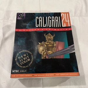 Sealed Caligari 24 for Amiga – 3D Animation Software + VHS – Rare NOS - Afbeelding 1 van 5