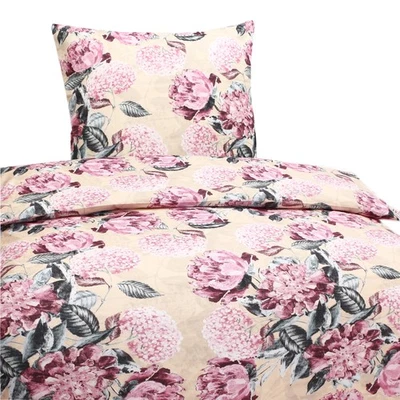 JACK Baumwoll Renforcé Bettwäsche 2tlg. 135x200cm Sommerliebe Blumen  - Bild 1 von 4