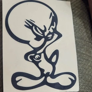 Vintage Tweety Bird Looney Tunes Cartoon Car / Truck Window Laptop Decal Sticker - Picture 1 of 5