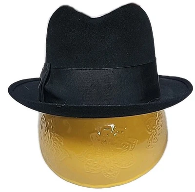 Adam of New York Fedora Style Hat Wool Tweed, Vintage - Image 1 of 4