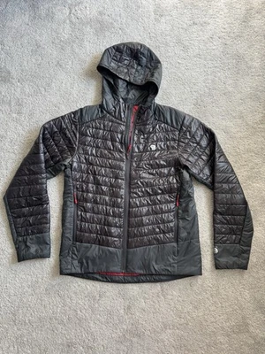 Chaqueta acolchada Mountain Hardwear Ghost Shadow negra/roja grande para hombre Foto 1 de 4