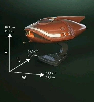 Land Of The Giants Spindrift 1/32 scale Model Kit Custom 3d Large W Ful Interior - Image 1 of 4