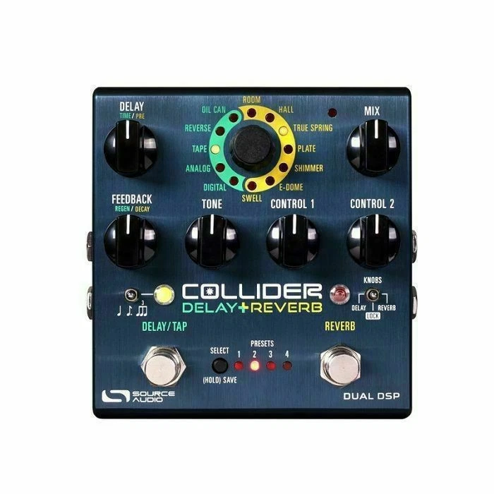 Source Audio Collider Stereo Delay & Reverb Effects Pedal - Image 1 of 1