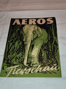 DDR-Zirkusheft -AEROS -Tierschau Broschüre vermutlich 60er Jahre - Bild 1 von 9