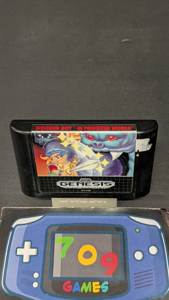 Wonder Boy in Monster World (Sega Genesis, 1990) Cart Only - Image 1 of 1